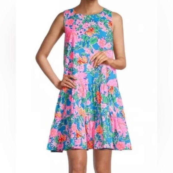 NWT  Lilly Pulitzer Trina Dress Size XL. 
Beautiful designer dress for summer. - Picture 1 of 8